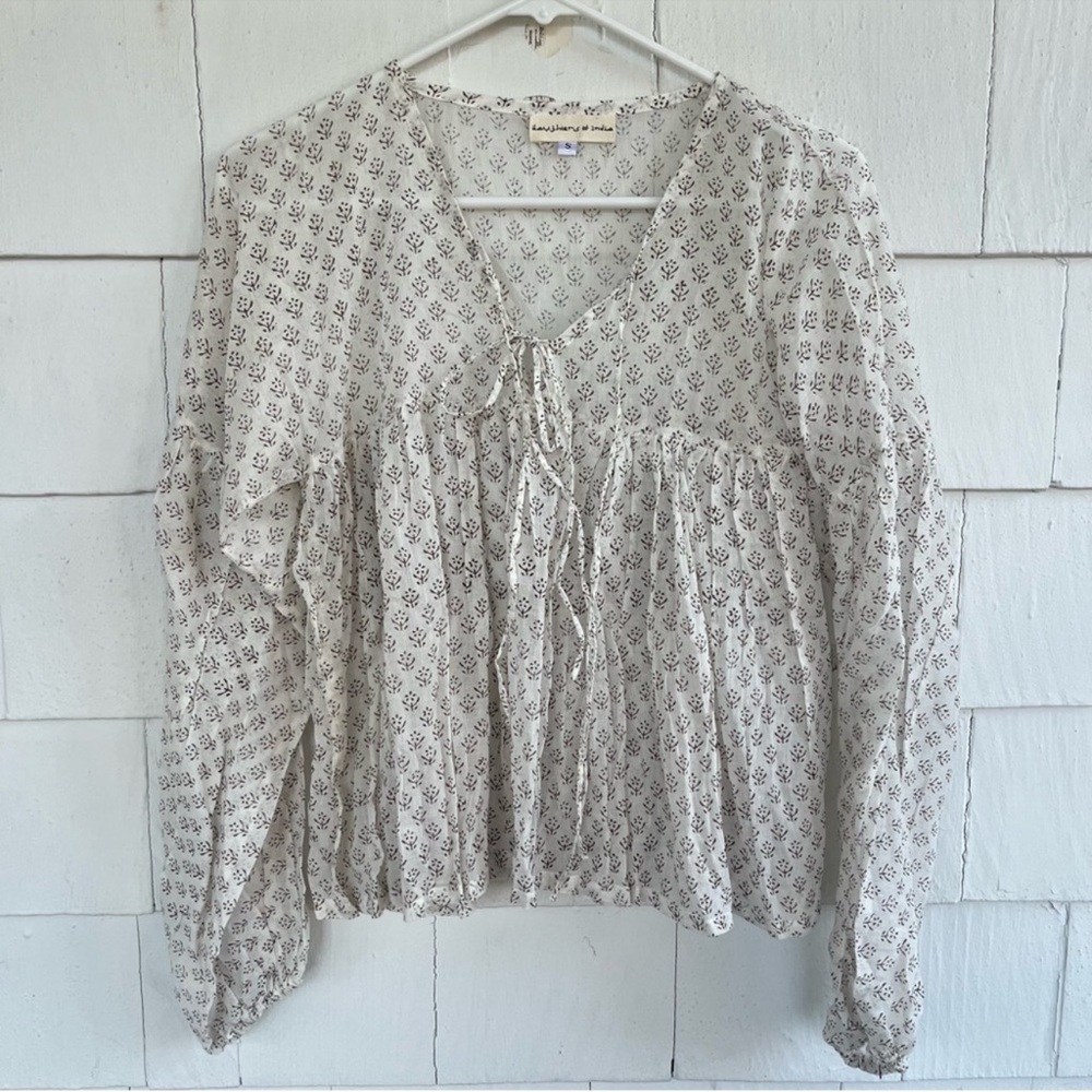 Daughters of India Rashmi Blouse | Size S | Cinnamon